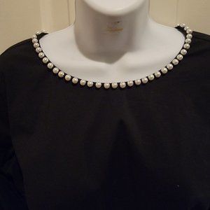 Calvin Klein Black and White Tweed Dress Preloved in good condition  Size 12